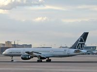 N765MX @ LAS - Mexicana Airlines / Boeing 757-2Q8 / Front tire scrub - by SkyNevada