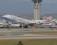 B-18211 @ LAX - China Airlines B-18211 (FLT CAL5) departing LAX RWY 25R enroute to Chiang Kai Shek International Airport (RCTP) - Taipei, Taiwan.