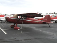 N2304N @ HWD - 1955 Cessna 140 at stormy Hayward Air Terminal, CA - by Steve Nation
