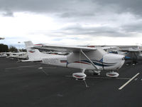 N64087 @ HWD - 1982 Cessna 172P at stormy Hayward Air Terminal, CA - by Steve Nation