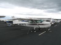 N6387D @ HWD - 1979 Cessna 172N at stormy Hayward Air Terminal, CA - by Steve Nation