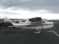 N734XS @ HWD - 1977 Cessna 172N at stormy Hayward Air Terminal, CA - by Steve Nation