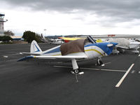 N3852K @ HWD - 1955 Globe GC-1B at stormy Hayward Air Terminal, CA - by Steve Nation