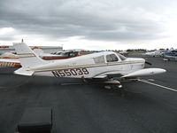 N55039 @ HWD - Piper PA-28-140 at stormy Hayward Air Terminal, CA - by Steve Nation