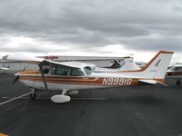 N9991G @ HWD - 1979 Cessna 172N at stormy Hayward Air Terminal, CA - by Steve Nation