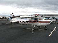 N4940H @ HWD - 1979 Cessna 152 at stormy Hayward Air Terminal, CA - by Steve Nation