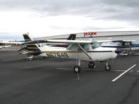 N67849 @ HWD - Colorful 1978 Cessna 152 at stormy Hayward Air Terminal, CA - by Steve Nation