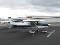 N66970 @ HWD - 1978 Cessna 152 at stormy Hayward Air Terminal, CA - by Steve Nation