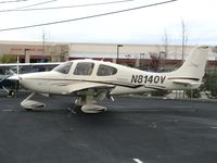 N8140V @ HWD - 2003 Cirrus Design SR22 at stormy Hayward Air Terminal, CA - by Steve Nation