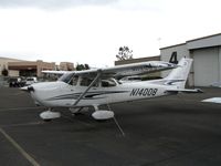 N14008 @ HWD - 2005 Cessna 172S at stormy Hayward Air Terminal, CA - by Steve Nation