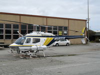N5800K @ SNS - R & B Helicopters 1971 Bell OH-58A (71-20843) sprayer at Salinas, CA - by Steve Nation