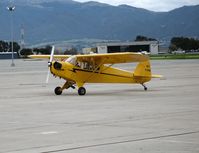 N73BB @ SNS - Emerald Coast 1946 Piper J3C-65 Cub at Salinas, CA - by Steve Nation
