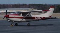 N4894T @ DAN - parked at Danville Regional - by Richard T Davis