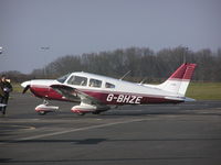 G-BHZE @ EGTB - PA28 at Booker - by Simon Palmer