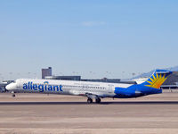 N877GA @ KLAS - Allegiant Air / 1994 McDonnell Douglas DC-9-83 (MD-83) - by Brad Campbell