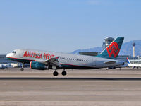 N802AW @ KLAS - America West Airlines / 1998 Airbus Industrie A319-132 - by Brad Campbell