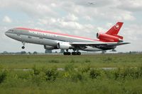N225NW @ AMS - Northwest DC-10-30 lfting off at Schiphol airport. - by Henk van Capelle