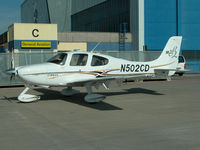 N502CD @ CGN - rare visitor