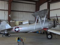 N69CB @ KRVS - 1944 Boeing Stearman - by Travis Jett