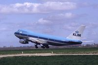 N1309E @ AMS - KLM Boeing 747-206B taking off, Schiphol airport, the Netherlands. - by Henk van Capelle