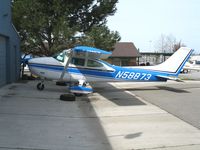 N58873 @ AUN - 1973 Cessna 182P at Auburn Municipal Airport, CA - by Steve Nation