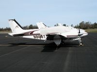 N868T @ AUN - 1964 Beech 95-B55 with GBL titles and cover at Auburn Municipal Airport, CA - by Steve Nation