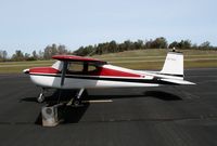 N7790E @ AUN - 1959 straight-tail Cessna 150 at Auburn Municipal Airport, CA - by Steve Nation