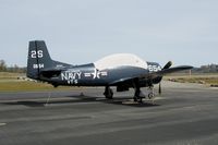 N75947 @ AUN - T-28C NX75947 in VT-5 2S/654 BuAer 140654 USS Lexington blue cs at Auburn Municipal Airport, CA - by Steve Nation
