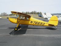 N76693 @ AUN - 1946 Cessna 140 at Auburn Municipal Airport, CA - by Steve Nation