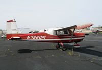 N7560M @ AUN - 1959 Cessna straight tail 175 at Auburn Municipal Airport, CA - by Steve Nation
