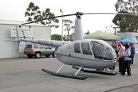 N503LA @ SMO - 2005 Robinson R44 Clipper II N503LA on display at Santa Monica Municipal Airport (KSMO).