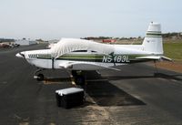N5483L @ AUN - 1974 Grumman American AA-5 with cover at Auburn Municipal Airport, CA - by Steve Nation