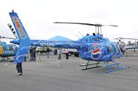 N76PE @ SMO - Diet Pepsi side of the KIIS FM / KTLA helicopter at Santa Monica Airport (KSMO). - by Dean Heald