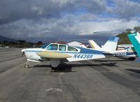 N4438R @ SZP - 1963 Beech  35 B33 DEBONAIR, Continental O-470-J 225 Hp, tip tanks - by Doug Robertson
