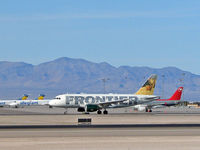 N907FR @ KLAS - Frontier Airlines - 'Buck' / 2002 Airbus A319-112 - by Brad Campbell