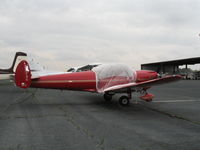 N6573Q @ 0O5 - Bright red Alon A2 @ University Airport, Davis, CA - by Steve Nation