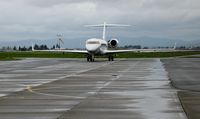 N729KF @ APC - Nice lines of new Bombadier @ Napa County Airport, CA - by Steve Nation