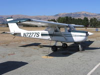 N7277S @ E16 - Cessna 150H in summer sun at South County Airport, San Martin, CA - by Steve Nation