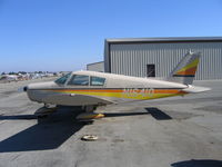 N16410 @ E16 - Piper PA-28-140 in summer sun at South County Airport, San Martin, CA - by Steve Nation