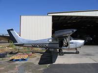 N8766X @ 1O3 - skydiving equipped Cessna 182D at Lodi Airport, CA - by Steve Nation
