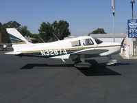 N32874 @ 0O5 - Piper PA-28-140 at University Airport, Davis, CA ($3.35 a gallon gas!) - by Steve Nation