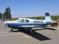 N6864U @ E27 - Mooney M20C @ Elk Grove, CA - by Steve Nation