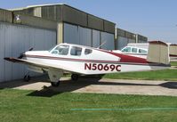 N5069C @ E27 - Very sharp 1950 Beech B35 @ Elk Grove, CA - by Steve Nation