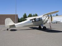 N9128E @ RIU - 1946 Aerona 11AC @ Rancho Murieta Airport, CA - by Steve Nation