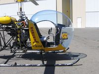 N16356 @ RIU - close-up of cockpit Rancho Rotors 1951 Bell 47D2 @ Rancho Murieta Airport, CA - by Steve Nation