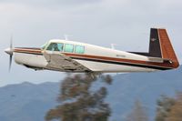 N6770V @ SMO - 1970 Mooney M20F N6770V departing RWY 21.