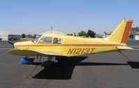N1213T @ 1O3 - Brightly painted 1972 Piper PA-28-140 @ sunny Lodi Airport, CA - by Steve Nation