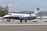 N707SG @ SMO - N707SG arriving RWY 21 from General Wm. J Fox Field (KWJF) - Lancaster, CA. - by Dean Heald