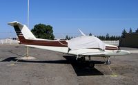 N6708X @ O20 - 1979 Beech 77 with cabin cover @ Lodi-Kingdon Airport, CA - by Steve Nation