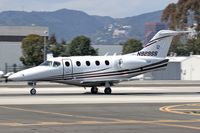 N929SS @ SMO - TS Aviation Inc Raytheon Premiere 1 starting her takeoff roll enroute to McClellan Palomar Airport (KCRQ) - Palomar, CA.